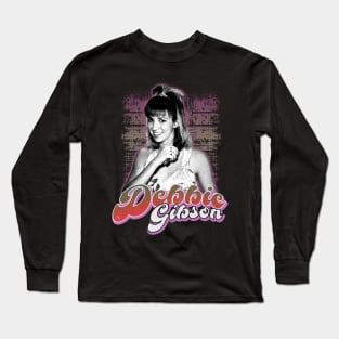 Debbie Gibson // 1980s Retro Style Long Sleeve T-Shirt